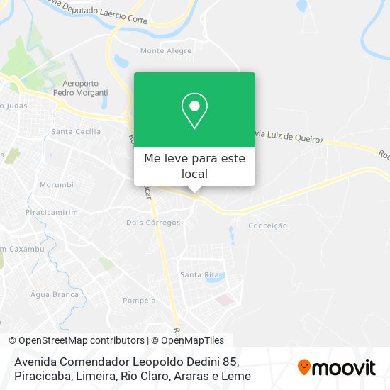 Avenida Comendador Leopoldo Dedini 85 mapa