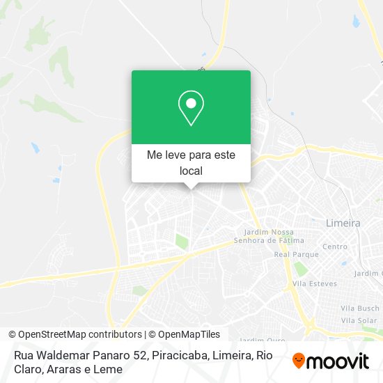 Rua Waldemar Panaro 52 mapa