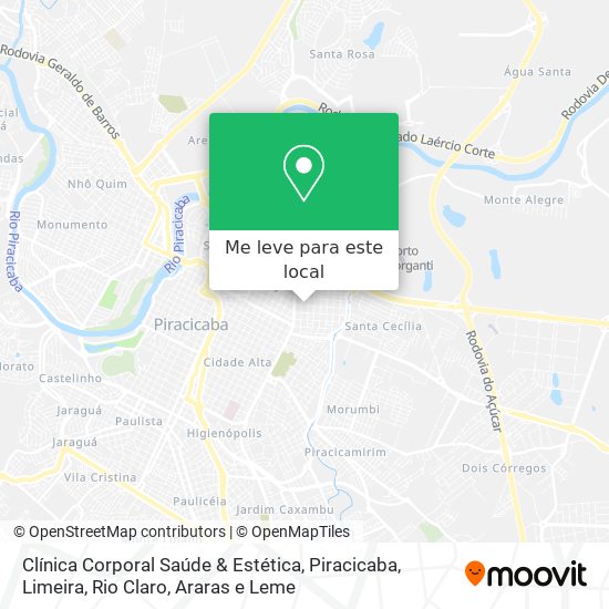 Clínica Corporal Saúde & Estética mapa