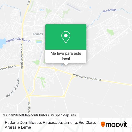 Padaria Dom Bosco mapa