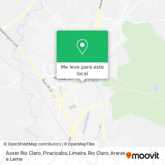 Asser Rio Claro mapa