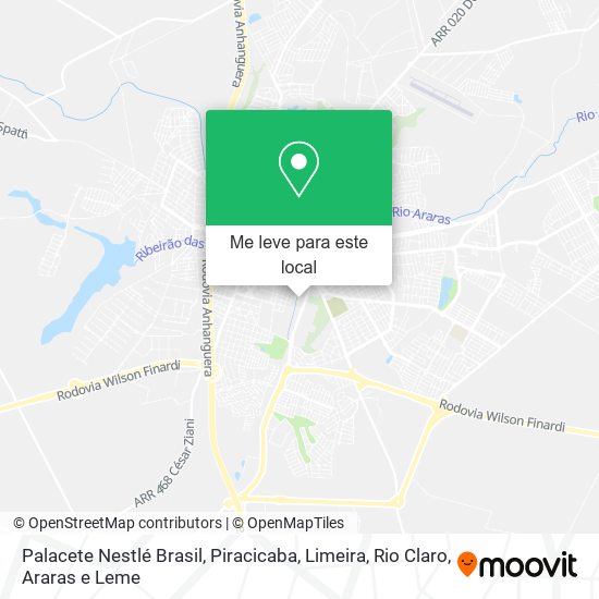 Palacete Nestlé Brasil mapa