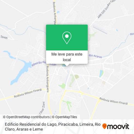 Edificio Residencial do Lago mapa