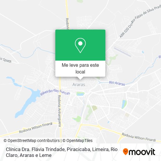 Clínica Dra. Flávia Trindade mapa