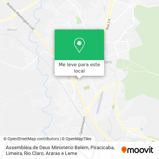 Assembléia de Deus Ministério Belém mapa