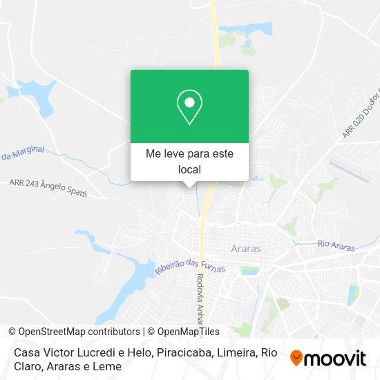 Casa Victor Lucredi e Helo mapa