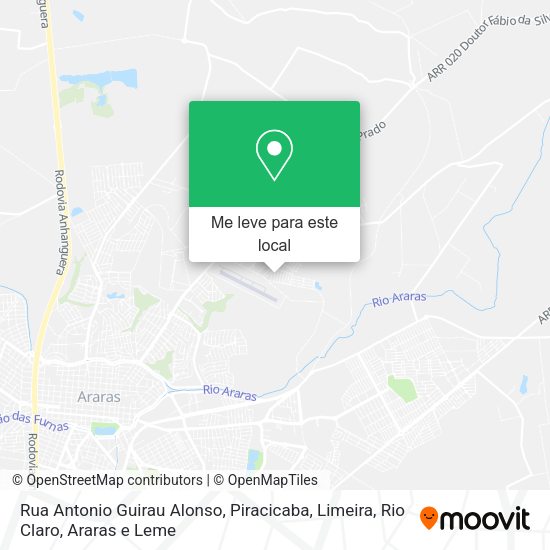 Rua Antonio Guirau Alonso mapa