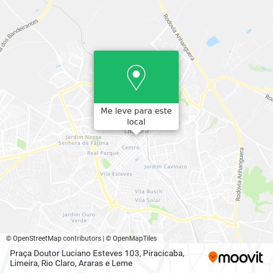Praça Doutor Luciano Esteves 103 mapa