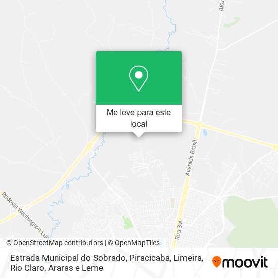 Estrada Municipal do Sobrado mapa