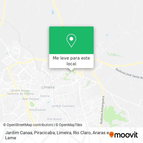 Jardim Canaa mapa