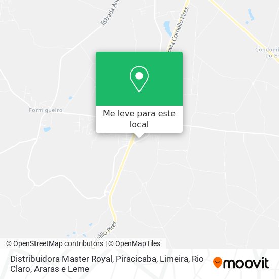 Distribuidora Master Royal mapa