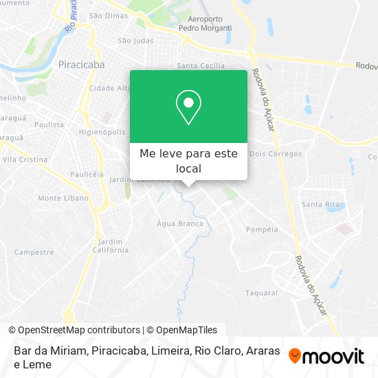 Bar da Miriam mapa