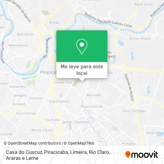 Casa do Cuscuz mapa