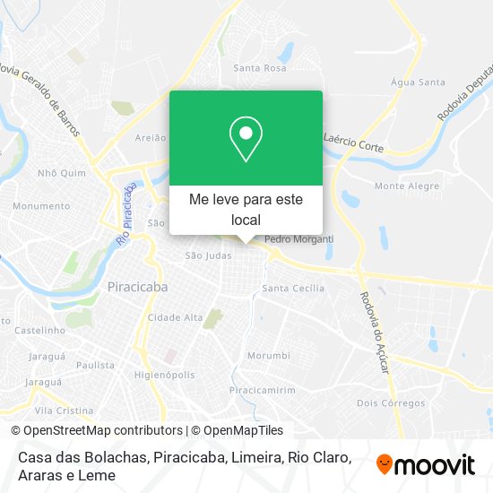 Casa das Bolachas mapa