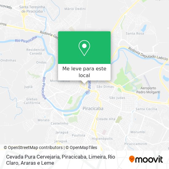 Cevada Pura Cervejaria mapa