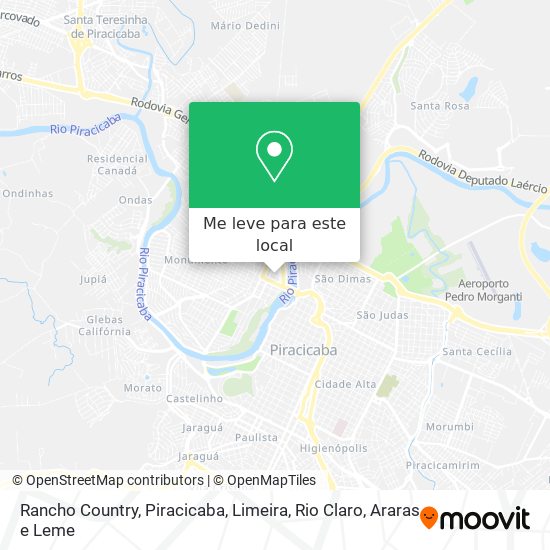 Rancho Country mapa