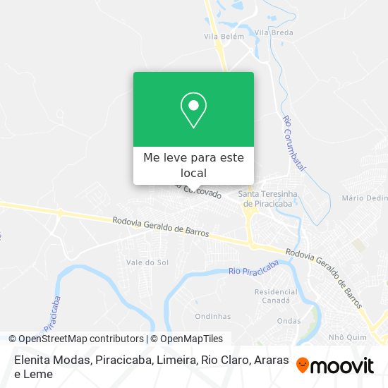 Elenita Modas mapa