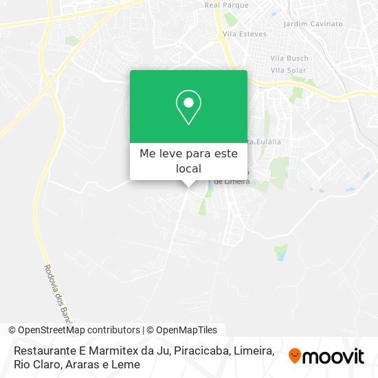 Restaurante E Marmitex da Ju mapa
