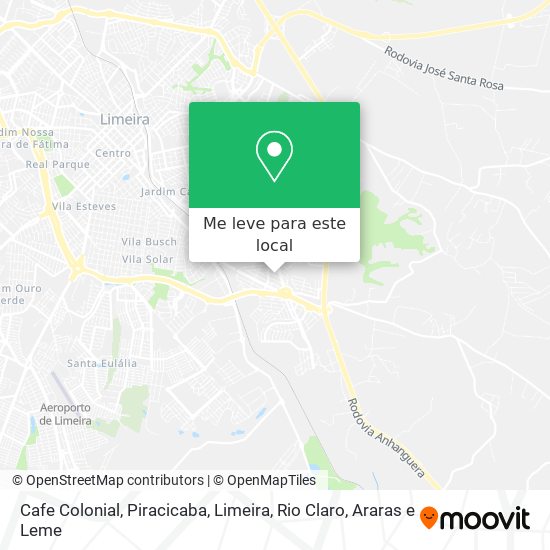 Cafe Colonial mapa