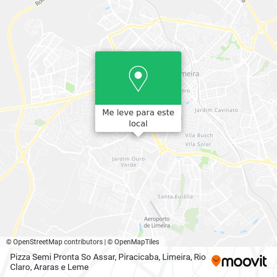 Pizza Semi Pronta So Assar mapa