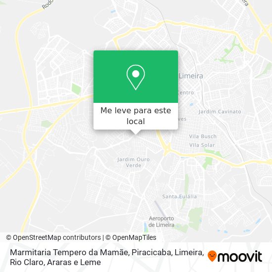 Marmitaria Tempero da Mamãe mapa