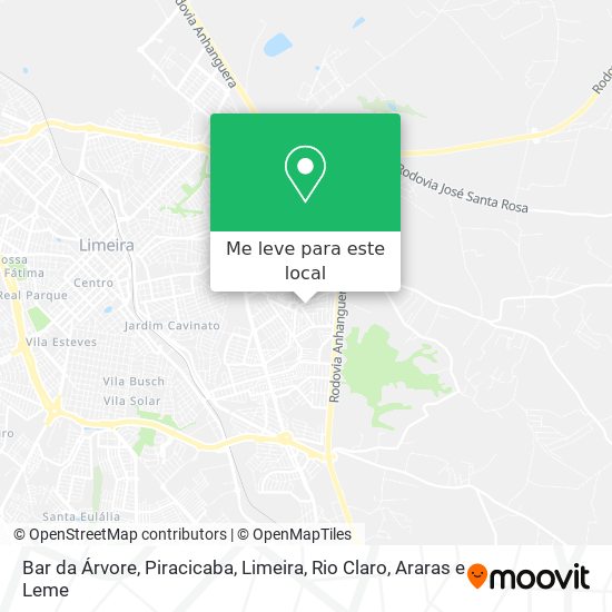 Bar da Árvore mapa