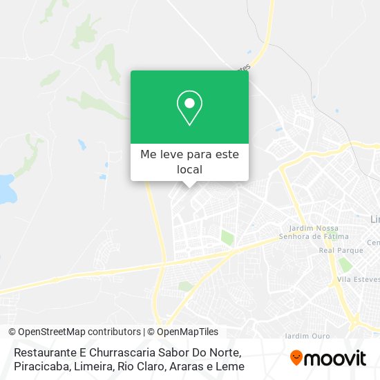 Restaurante E Churrascaria Sabor Do Norte mapa