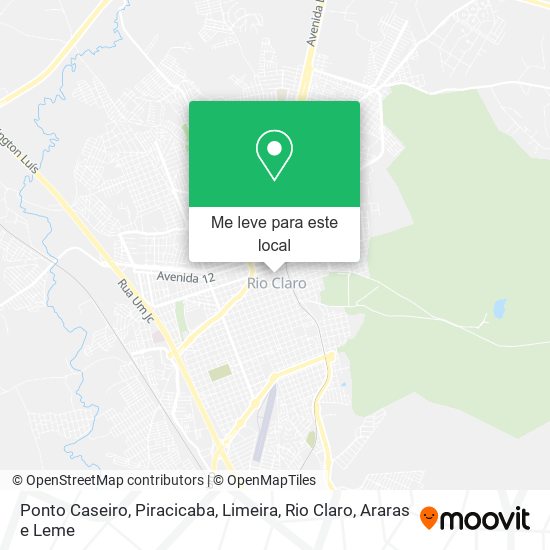 Ponto Caseiro mapa