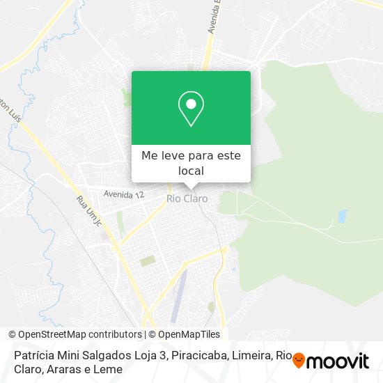 Patrícia Mini Salgados Loja 3 mapa