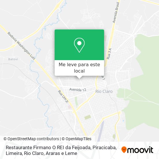 Restaurante Firmano O REI da Feijoada mapa