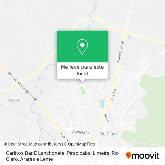 Carlitos Bar E Lanchonete mapa