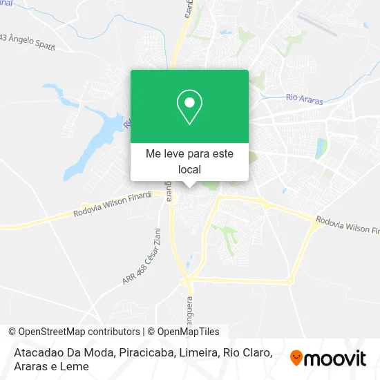 Atacadao Da Moda mapa