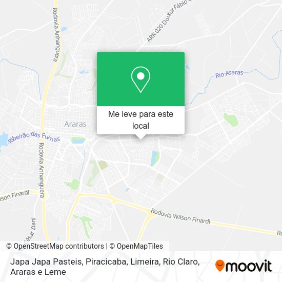 Japa Japa Pasteis mapa