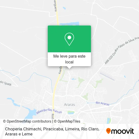 Choperia Chimachi mapa