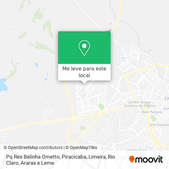 Pq Res Belinha Ometto mapa