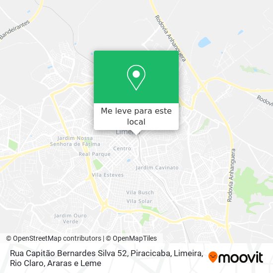 Rua Capitão Bernardes Silva 52 mapa