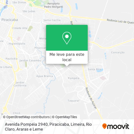 Avenida Pompéia 2940 mapa