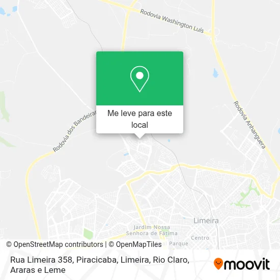 Rua Limeira 358 mapa
