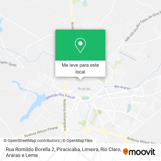 Rua Romildo Borella 2 mapa