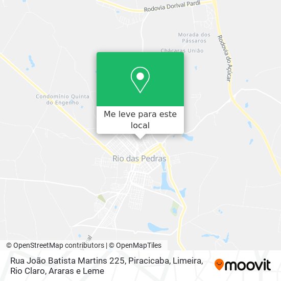 Rua João Batista Martins 225 mapa