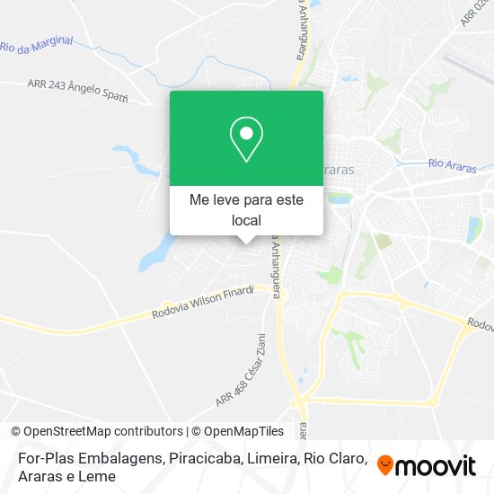 For-Plas Embalagens mapa