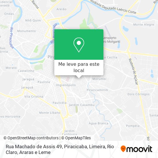 Rua Machado de Assis 49 mapa