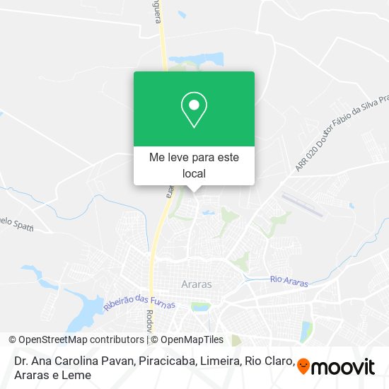 Dr. Ana Carolina Pavan mapa