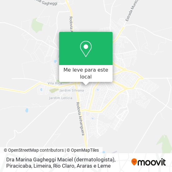 Dra Marina Gagheggi Maciel (dermatologista) mapa
