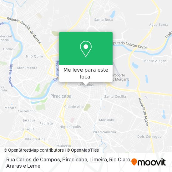 Rua Carlos de Campos mapa