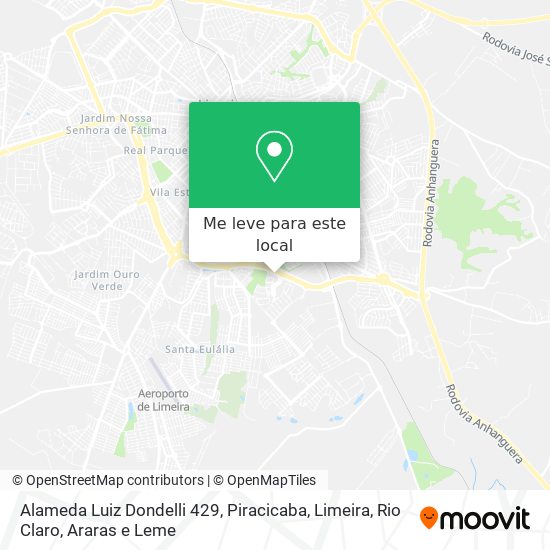 Alameda Luiz Dondelli 429 mapa