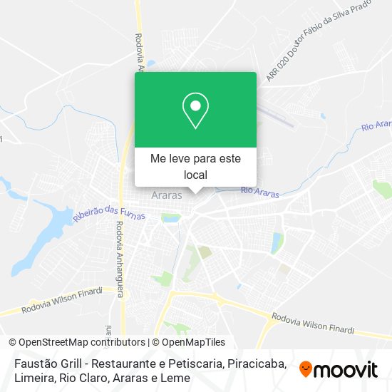 Faustão Grill - Restaurante e Petiscaria mapa