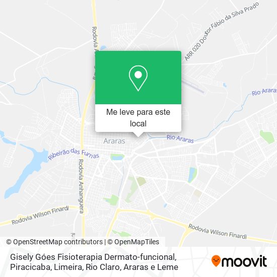 Gisely Góes Fisioterapia Dermato-funcional mapa