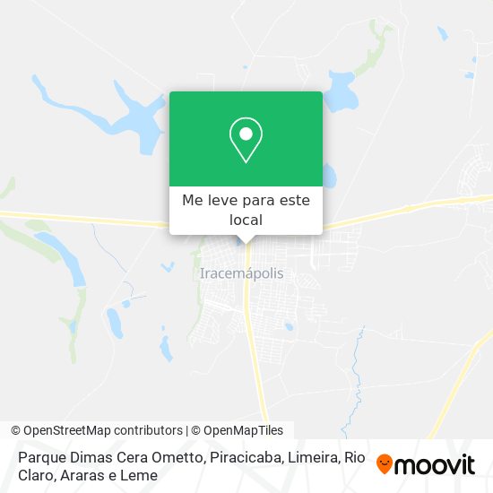 Parque Dimas Cera Ometto mapa