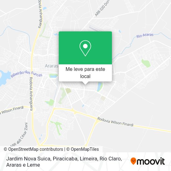 Jardim Nova Suica mapa